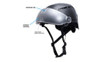 PYRAMEX Other SL T2™ Visor Protector Safety Helmet, PK of 12