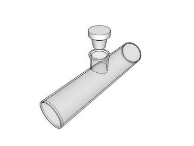 MSE PRO Cylinder Type Cuvettes With Stopper, 20mm Path Length, IR Quartz Glass (250nm-3500nm)