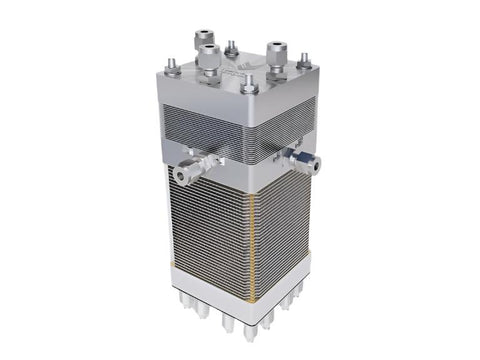 LEANCAT PEM Water Electrolyzer Stack (3.5kW) with integrated water heat exchanger