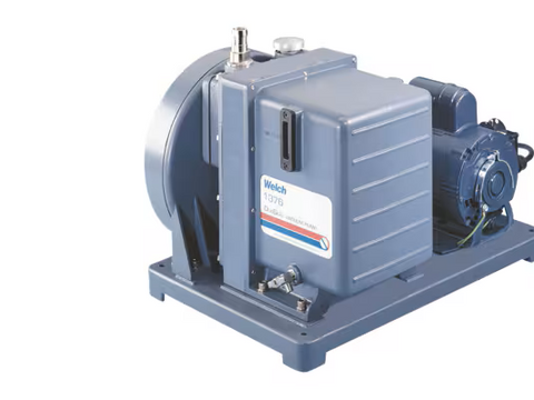 Welch DUOSEAL Two-Stage Belt Drive Pump: Refrigeration Duty, 10.6 CFM