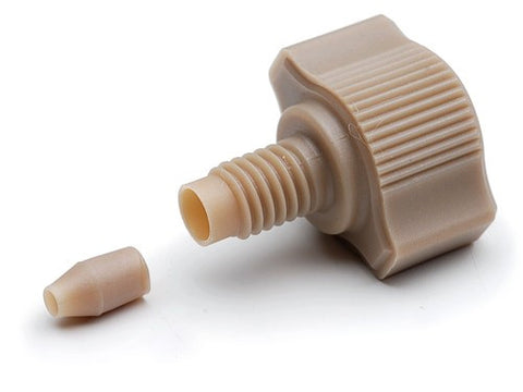 BASi Fingertight PEEK Fitting and Ferrule for Plastic Tubing