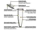 MSE PRO SureSeal S™ Sterile Microcentrifuge Tubes