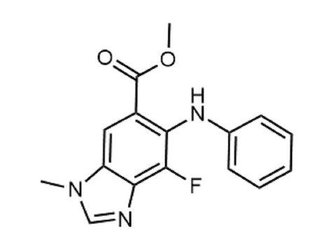 MSE PRO Methyl 4-fluoro-1-methyl-5-(phenylamino)-1H-benzo[d]imidazole-6-carboxylate