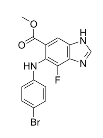 MSE PRO Methyl 5-((4-bromophenyl)amino)-4-fluoro-1H-benzo[d]imidazole-6-carboxylate