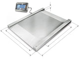 Kern Drive-Through Scale Stainless Steel NFN 1.5T-4M - MSE Supplies LLC