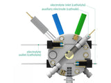 PTFE  Photo-Electrochemical Flow H-Cell