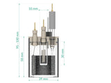 Bulk Electrolysis Two-Compartment Cell - 50 Ml