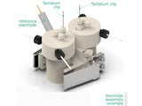 Electrosynthesis Reactor E-Series, Divided Cell, 2X4-Port