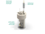 Electrosynthesis Reactor D-Series/Septa, 30 MM OD, Divided Cell, 5-Port