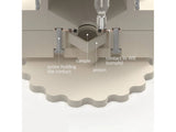 Bottom Mount Front Contact Electrochemical H-Cell Setup