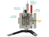 Hook Clamp Assembled Front Contact Photo-Electrochemical Cell