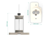 Quartz Crystal Microbalance Electrochemical Cell