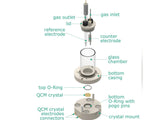 Electrochemical Quartz Crystal Microbalance Cell