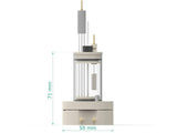 Electrochemical Quartz Crystal Microbalance Cell