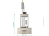 Electrochemical Quartz Crystal Microbalance Cell