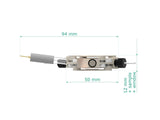 Back-Microscopy Electrochemical Flow Cell, Volume: 1.75 Ml Setup