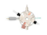 Back-Microscopy Electrochemical Flow Cell, Volume: 1.75 Ml Setup