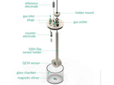 Microvacuum Eqcm Cell Setup For Qsh-Dip Sensor Holder