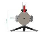 Hook Clamp Assembled Front Contact Photo-Electrochemical Cell