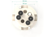 Bottom Mount Electrochemical H-Cell 50 Ml