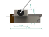 Raman EC Flow Cell Attachment For SPE Holder