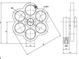 MSE PRO Ø1" Wheel Filter Mounts with 6 Capacity, 1 Wheel