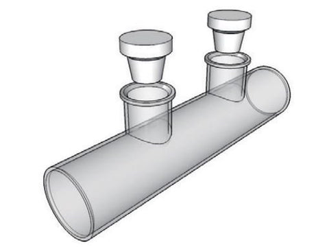 MSE PRO Cylinder Type Cuvettes With Stopper, 10mm Path Length, ES Quartz Glass (190 nm - 2500 nm)