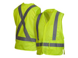 PYRAMEX Vests RCA25SE Series Working Vests, PK of 12