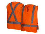 PYRAMEX Vests RCA25SE Series Working Vests, PK of 12