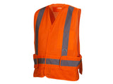 PYRAMEX Vests RCA25SE Series Working Vests, PK of 12