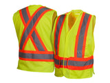 PYRAMEX Vests RCA27SE Series Working Vests, PK of 12