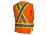 PYRAMEX Vests RCA27SE Series Working Vests, PK of 12