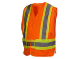 PYRAMEX Vests RCA27SE Series Working Vests, PK of 12