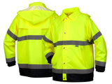 PYRAMEX Rainwear RRWJ31 Series Working Jacket, PK of 12