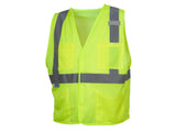 PYRAMEX Vests RVHL20 Series Working Vests, PK of 12