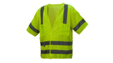 PYRAMEX Vests RVHL31BR Series Working Vests, PK of 12