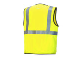 PYRAMEX Vests RVHL50FR Series Working Vests, PK of 12