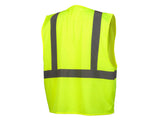 PYRAMEX Vests RVZ21CP Series Working Vests, PK of 12