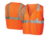 PYRAMEX Vests RVZ21 Series Working Vests, PK of 12