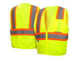 PYRAMEX Vests RVZ22SE Series Working Vests, PK of 12