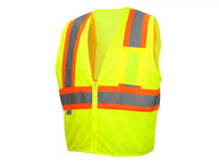 PYRAMEX Vests RVZ22SE Series Working Vests, PK of 12