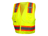 PYRAMEX Vests RVZ24CP Series Working Vests, PK of 12