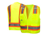 PYRAMEX Vests RVZ24SE Series Working Vests, PK of 12