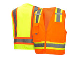 PYRAMEX Vests RVZ24SE Series Working Vests, PK of 12