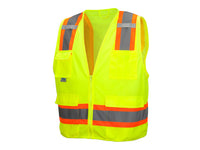 PYRAMEX Vests RVZ24SE Series Working Vests, PK of 12