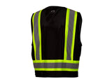 PYRAMEX Vests RVZ24CP Series Working Vests, PK of 12