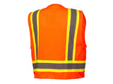 PYRAMEX Vests RVZ24 Series Working Vests, PK of 12