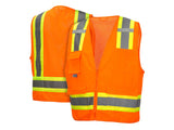 PYRAMEX Vests RVZ24 Series Working Vests, PK of 12