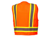 PYRAMEX Vests RVZ24CP Series Working Vests, PK of 12