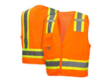 PYRAMEX Vests RVZ24SE Series Working Vests, PK of 12